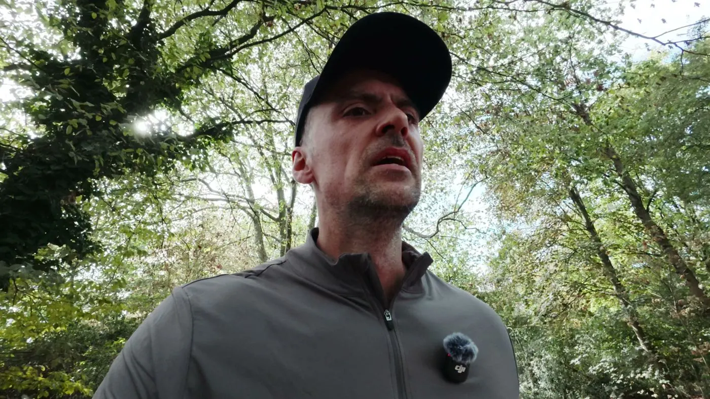 Porträt von Elvid mit Cap nach einem Lauf